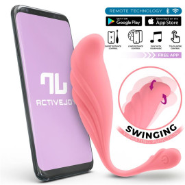 InToYou App Series Vibrating & Swinging Egg with App Pink