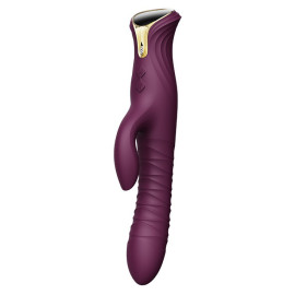 Zalo Mose Thrusting Rabbit Vibrator Purple