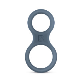 Boners Boners Silicone Cock Ring and Ball Stretcher Grey