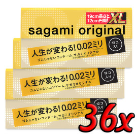 Sagami Original 0.02 XL 36 pack