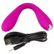 XouXou Bendable Couples Vibrator Purple