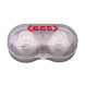 665 Super Silicone Nipple Suckers with Travel Case Clear