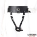 LateToBed BDSM Line Adjustable Female Chastity Belt Black