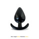 AfterDark Alphona Butt Plug Size S 6.8 cm x 3.5 cm Black