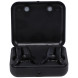 Doc Johnson Merci Vibro Grippers Vibrating Nipple Clamps with Case Black