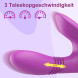 Paloqueth Dual Thrusting G-Spot and Clitoris Vibrator with Remote Purple
