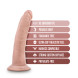 Blush Dr. Skin Plus 7 Inch Posable Dildo Vanilla