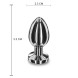 Playhouse Weighted Steel Butt Plug S Silver