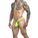 Justin+Simon Bulge Thong Neon Green