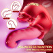SuperLove Tongue Thrusting & Licking Vibrator Red