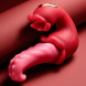 SuperLove Tongue Thrusting & Licking Vibrator Red
