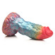 Creature Cocks Rainbow Phoenix Vibrating Silicone Dildo