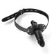 SuperLove Silent Penetration Dildo & Gag Black