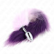 Kink Fox Tail with Metal Plug Purple